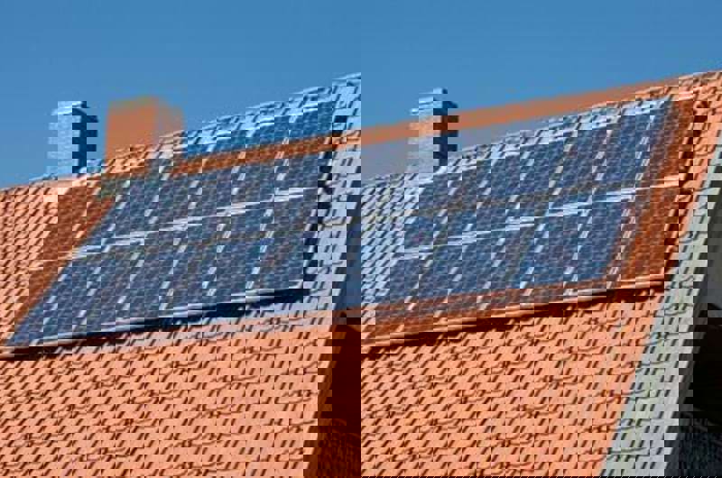 Billede af solceller