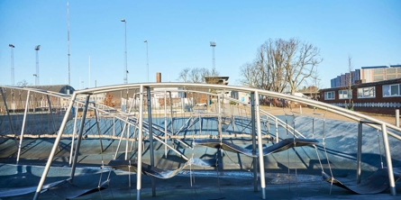 Legeplads om vinteren i København