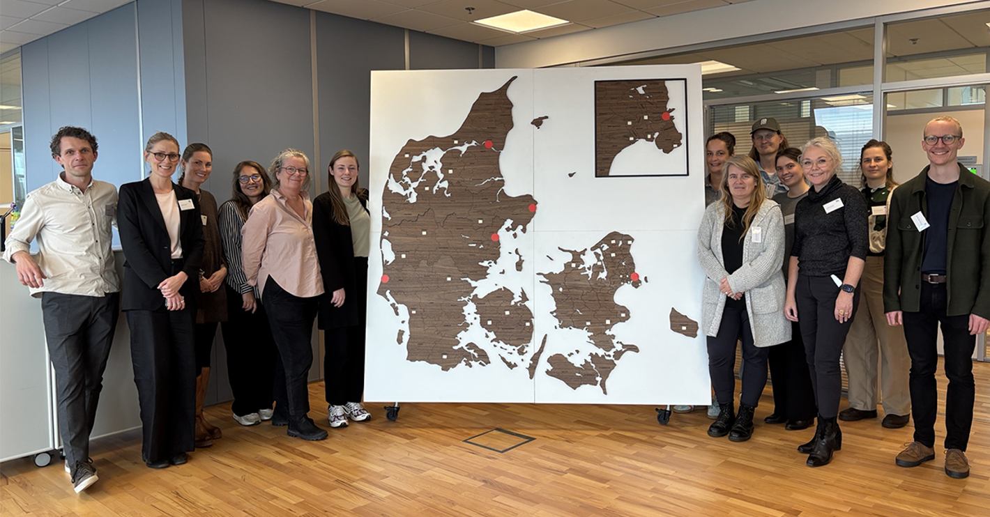 Foto af skaleringsledere og KL-projektledere i skaleringssamarbejde om datadrevet ruteplanlægning